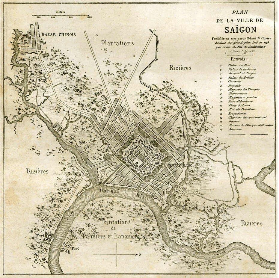Mapa antzinako saigon