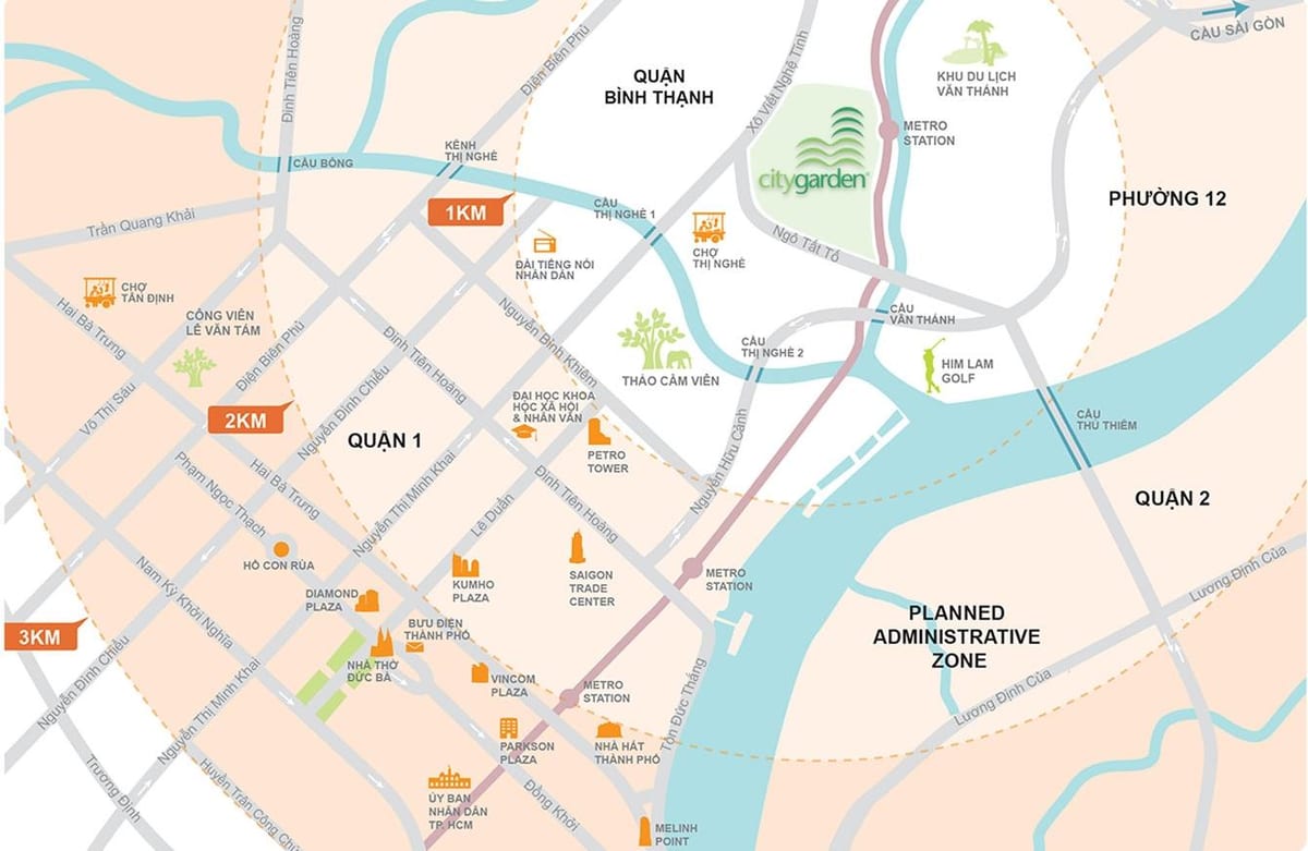 Mapa binh thanh auzoan