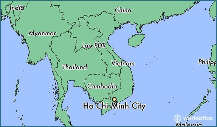 Mapa ho chi minh hiria munduarekin