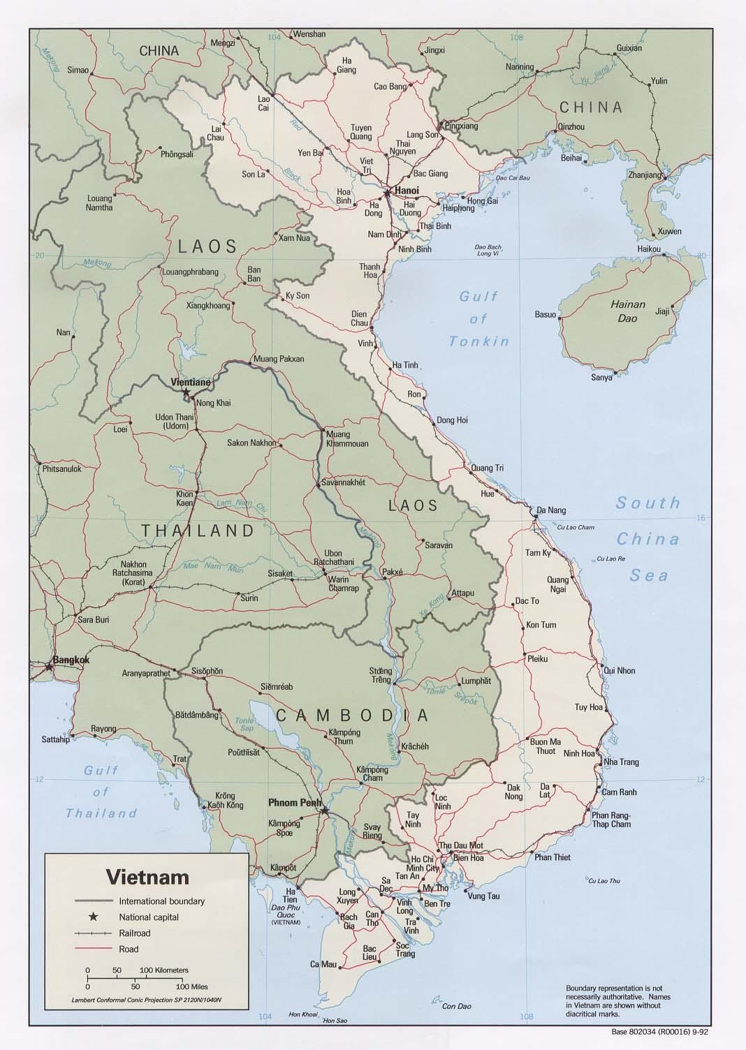 Mapa ho chi minh-portua