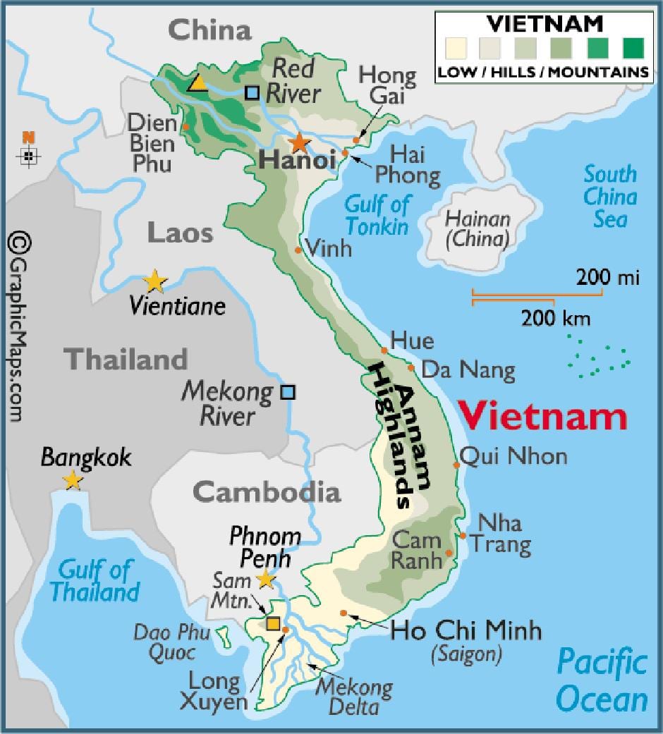 Mapa saigon on