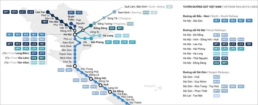 tren geltokia ho chi minh hiria mapa
