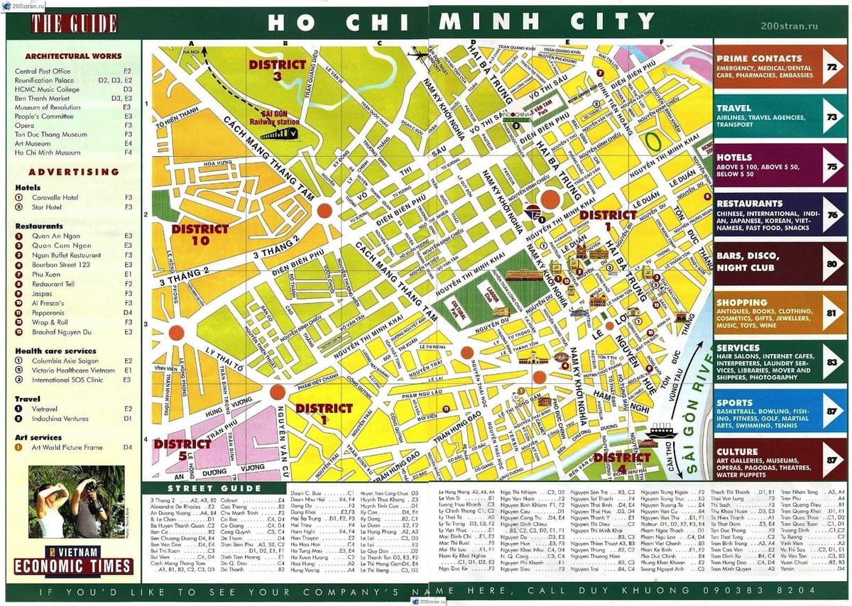 mapa ho chi minh hiria vietnam