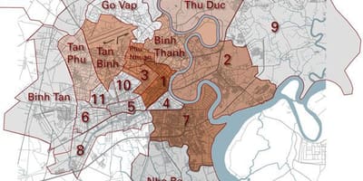 Auzoan mapa saigon