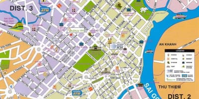 Hcmc turismo mapa