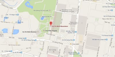 Mapa ho chi minh mausoleoa 