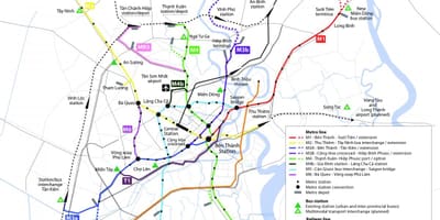 Ho chi minh hiria metro mapa